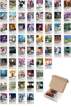 Anime Plakateid | Seina Kollaaž Kit Esteetiline Manga Plakatid | 60 Tk Dorm Tuba Decor | Teen Girl Toas Seina Decor | Magamistuba Decor